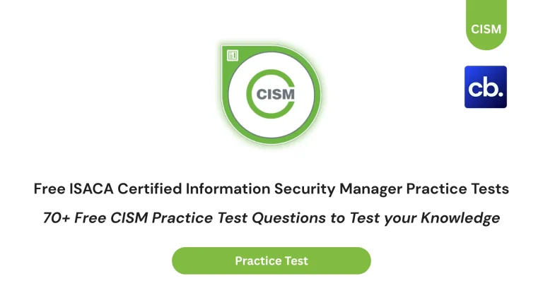 70+ Free CISM Practice Test Questions to Test your Knowledge