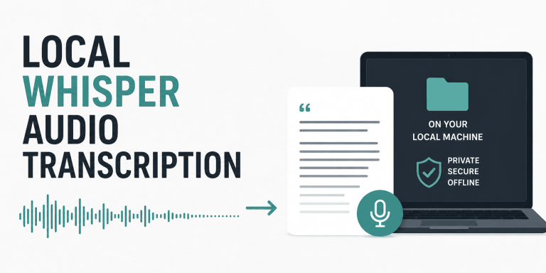 kdn local whisper audio transcription feature