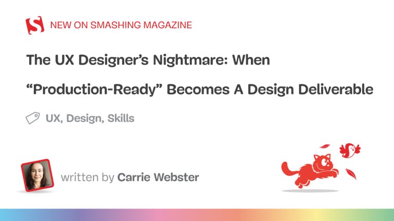production ready becomes design deliverable ux