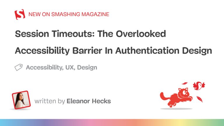 session timeouts accessibility barrier authentication design