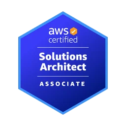 AWS Certified Solutions Architect Associate certification badge